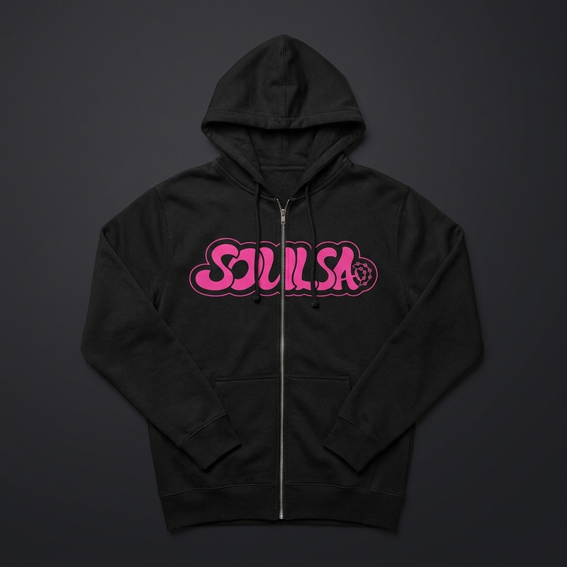 SOULSA® Fire Zip Hoodie
